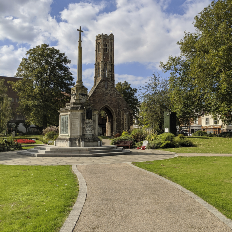 Visite du parc King's Lynn Tower Gardens dans le Norfolk